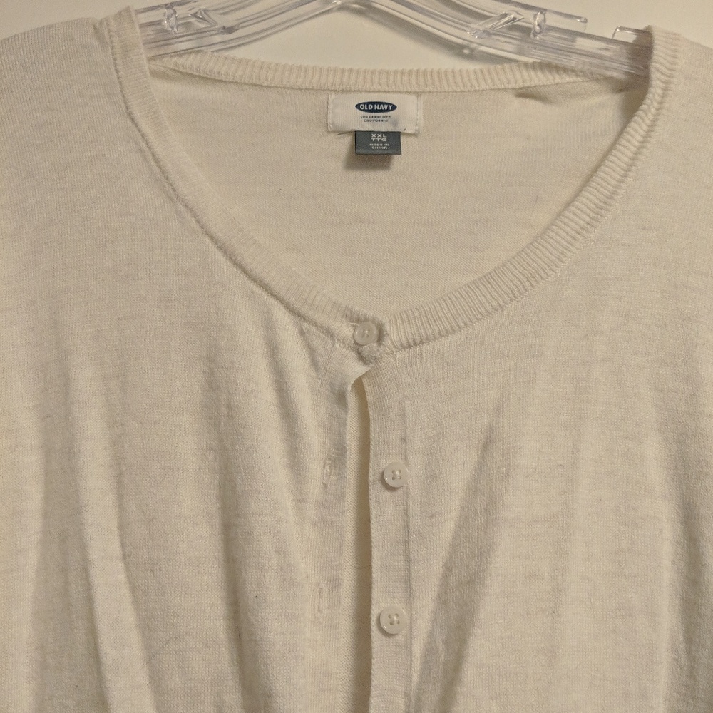 Old Navy cream cardigan